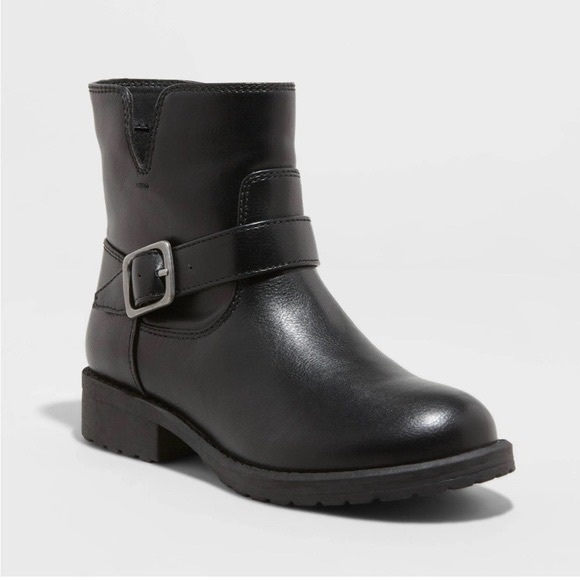 Cat & Jack Shoes Cat Jack Girls Alessandra Moto Ankle Boots Shoes Black Sizes 3 Poshmark